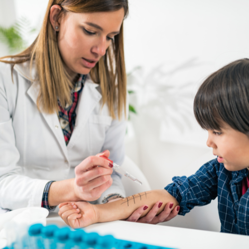 Skin allergy testing